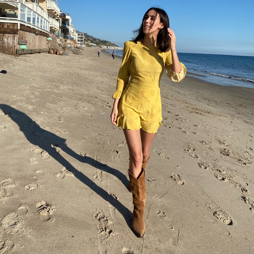 Réalisation Par Mary Jane Dress in Sunflower in XS